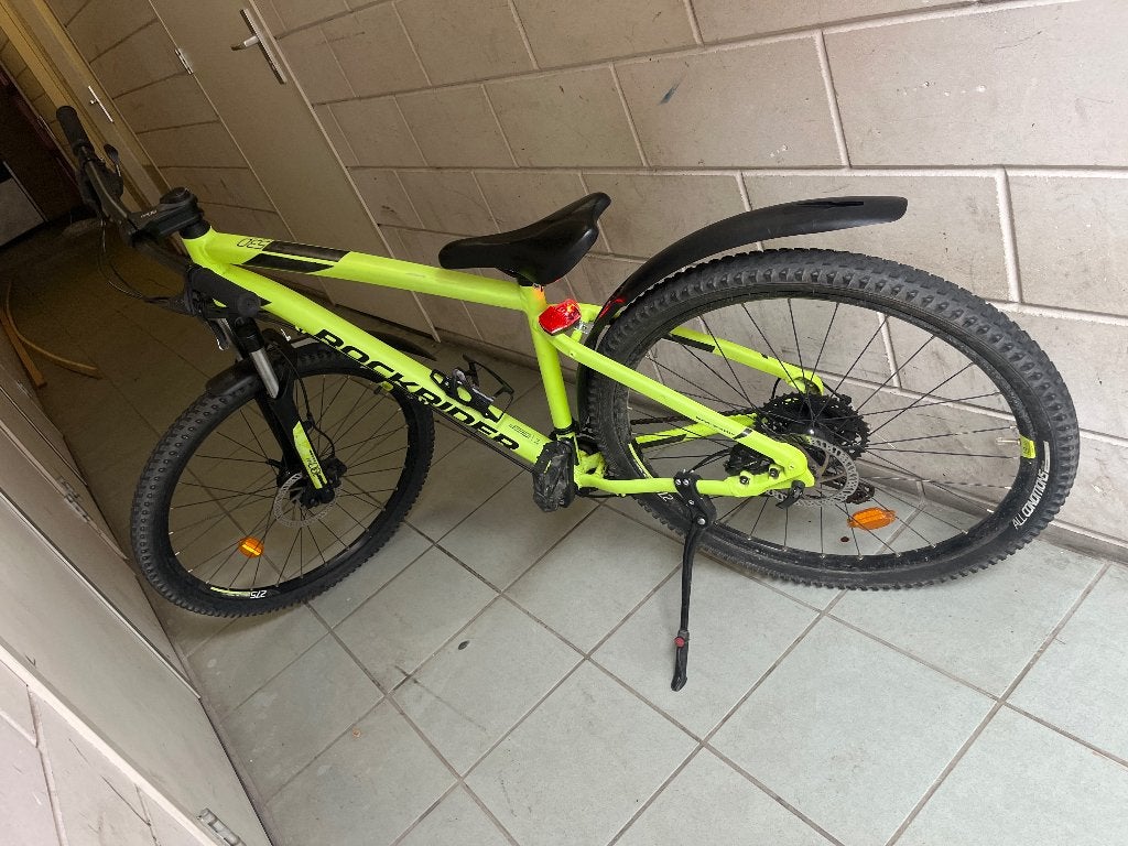 Fiets 27.5 Inch Mountain bike Rockrider ST 530 - Yellow, Versnellingen, Zo goed als nieuw, Rockrider, Schijfrem