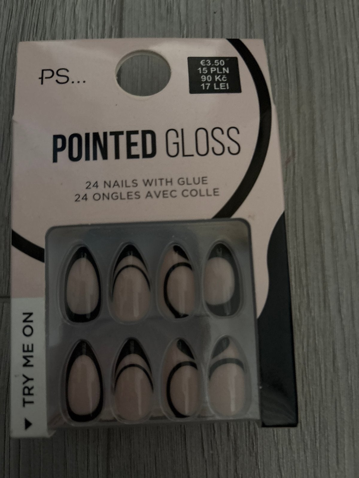 PS... Pointed Gloss nepnagels met lijm