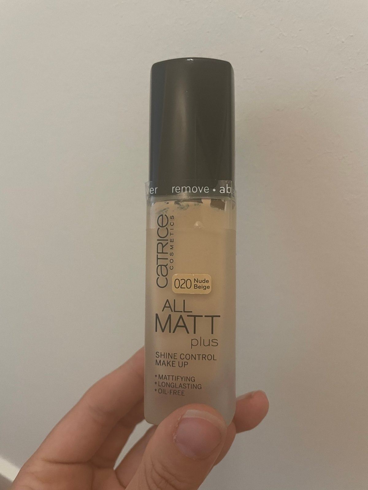 Catrice All Matt Plus Foundation 020 Nude Beige, Gehele gezicht, Beige, Nieuw, Ophalen of Verzenden
