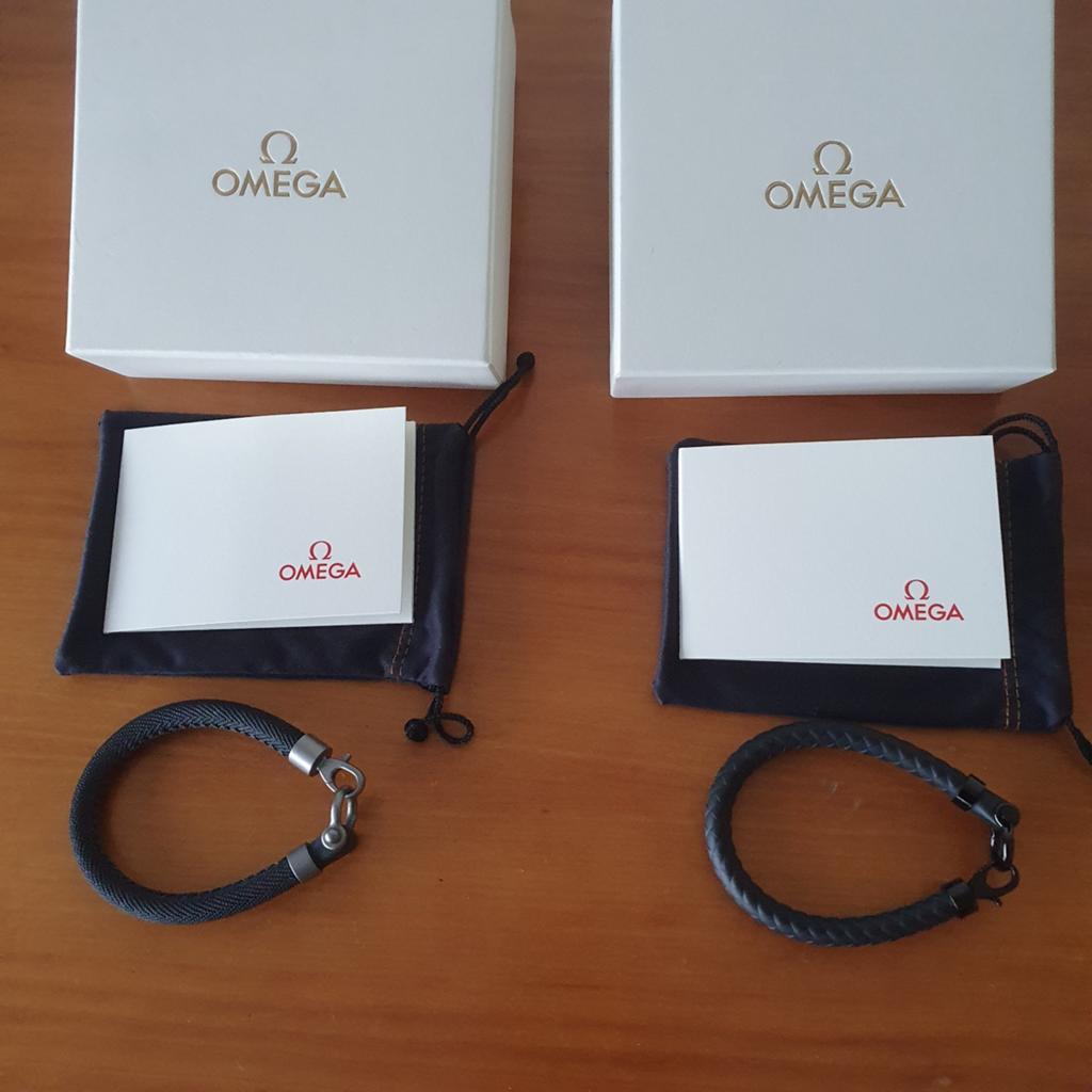 Omega armband, Ophalen of Verzenden, Zo goed als nieuw, Zwart, Leer