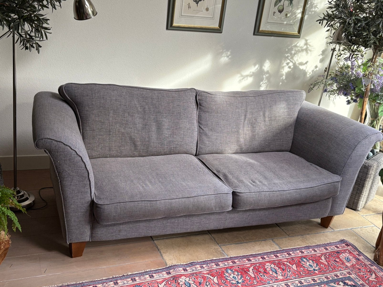 Zit bank 3 pers, Gebruikt, Driepersoons, 75 tot 100 cm, Ophalen of Verzenden