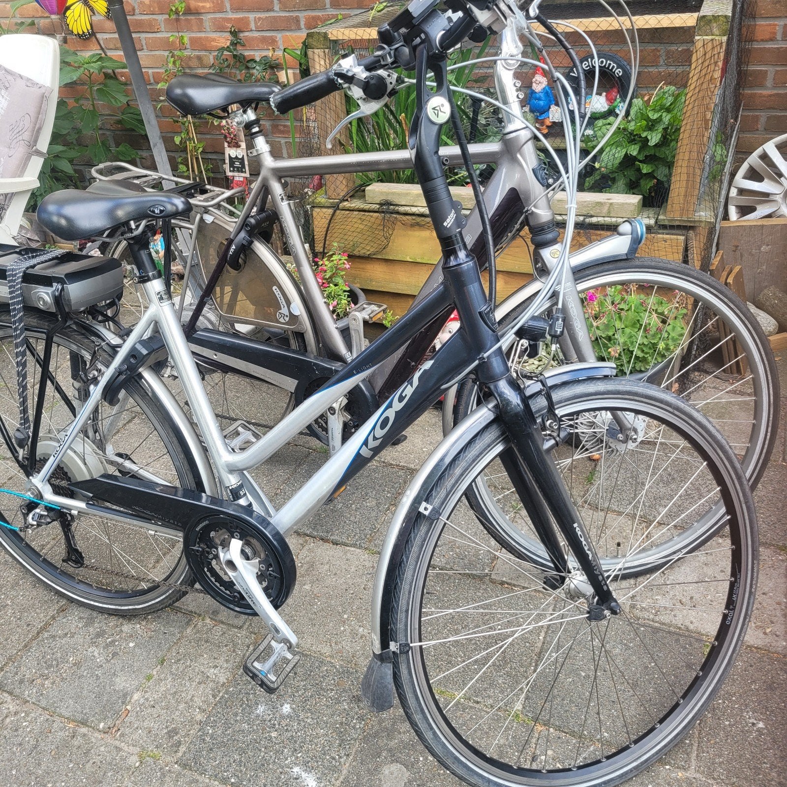 goed werkende koga elektrische dames en heren fietsen, Ophalen, Gebruikt, 56 cm of meer, Koga Miyata