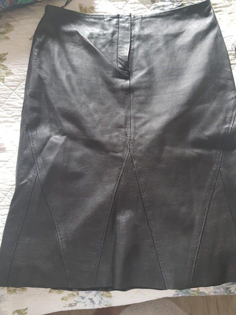 leren rok maat 40, Kleding | Dames, Maat 38/40 (M), Zwart, Ophalen of Verzenden, Zo goed als nieuw