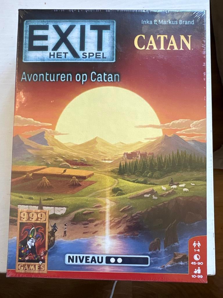EXIT Het Spel: Avonturen op Catan - Nieuw in seal, Een of twee spelers, Ophalen, Nieuw