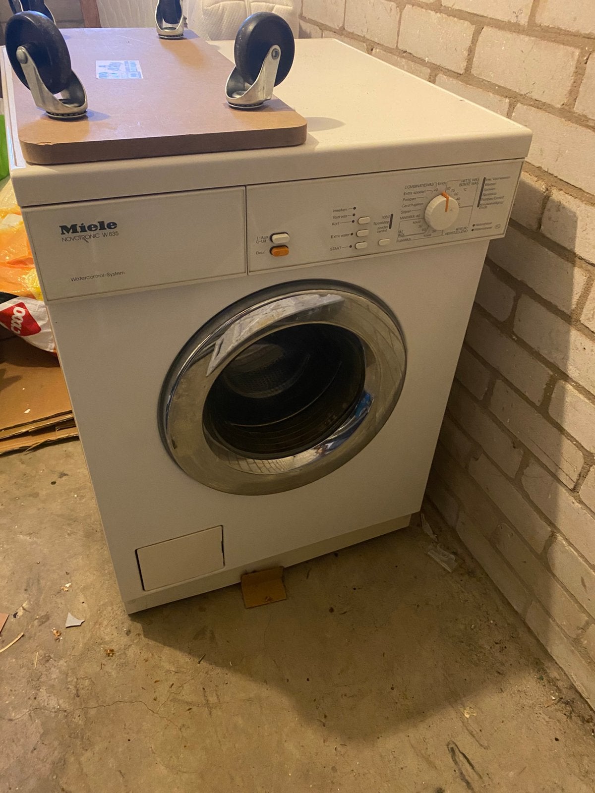Miele wasmachine foutmelding, Ophalen of Verzenden, Zo goed als nieuw, Condens, 85 tot 90 cm