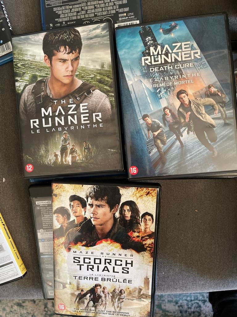 The Maze Runner Trilogie DVD Boxset, Cd's en Dvd's, Dvd's | Avontuur, Zo goed als nieuw, Ophalen of Verzenden