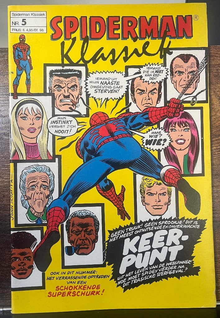 Spider-man Klassiek #5 (JuniorPress), Boeken, Eén comic, Amerika, Ophalen of Verzenden, Zo goed als nieuw