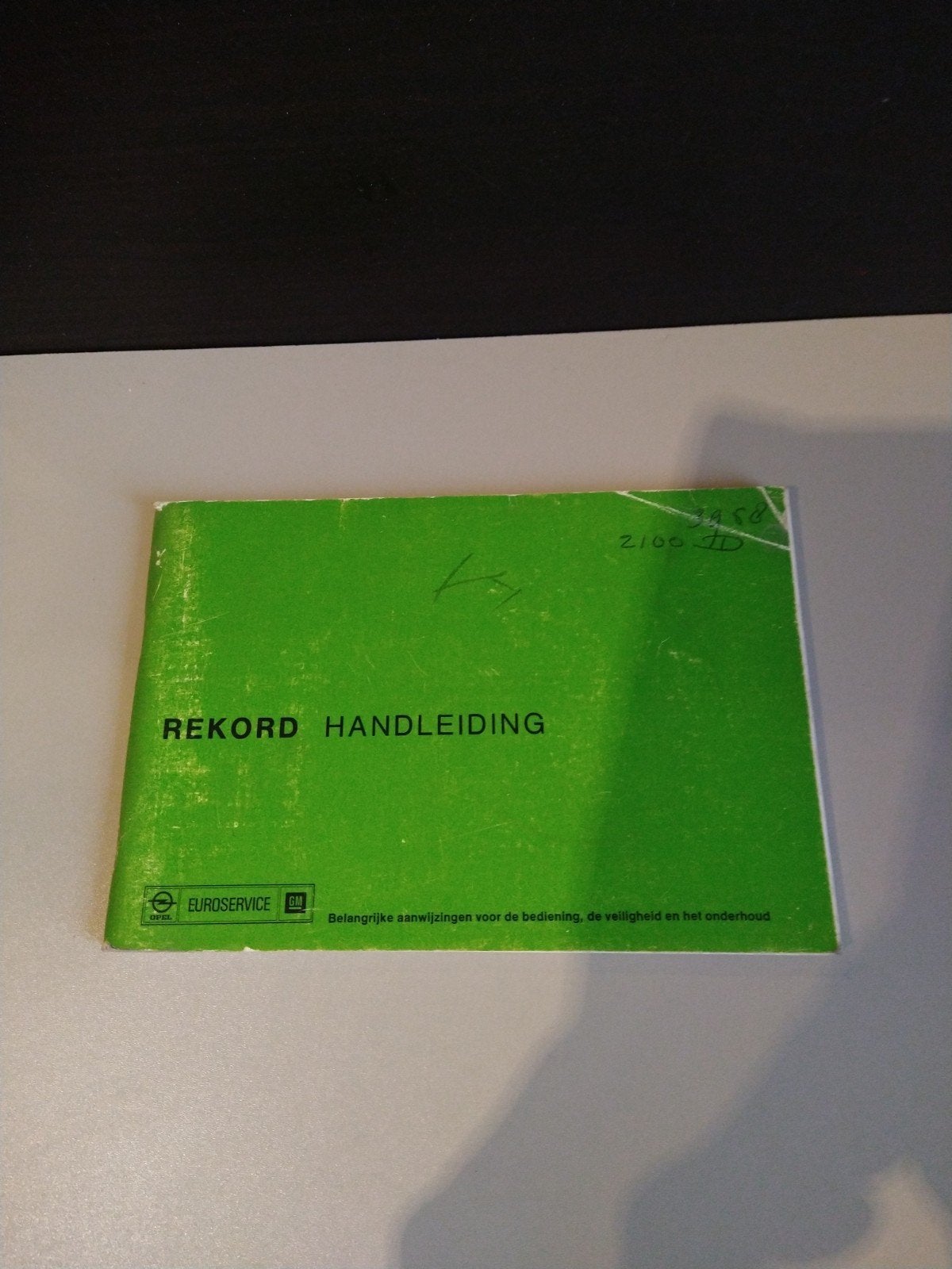 Opel Rekord Handleiding - Euroservice, Ophalen of Verzenden