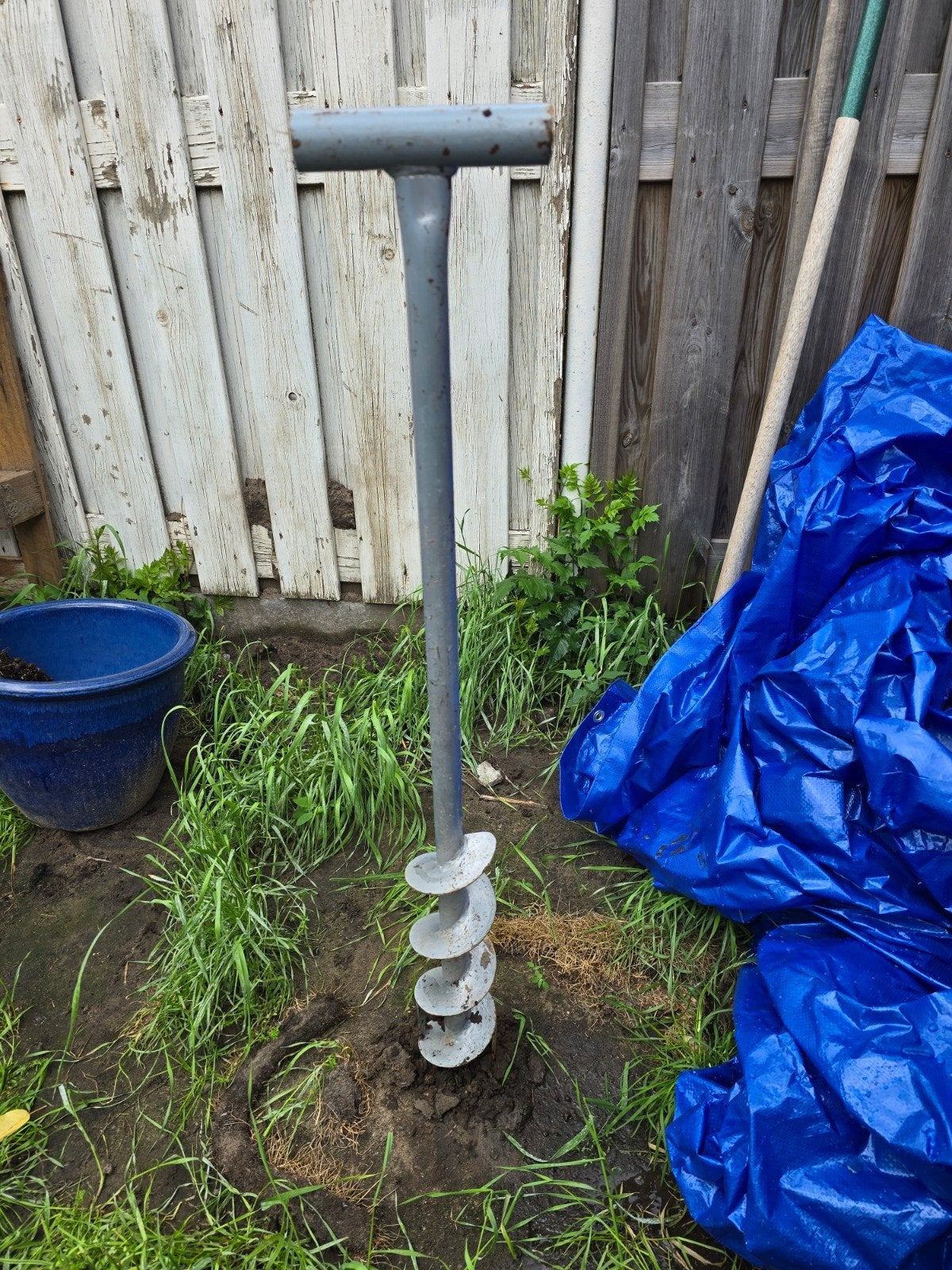 Grondboor, Gebruikt, Staande lamp, Ophalen of Verzenden, Netvoeding