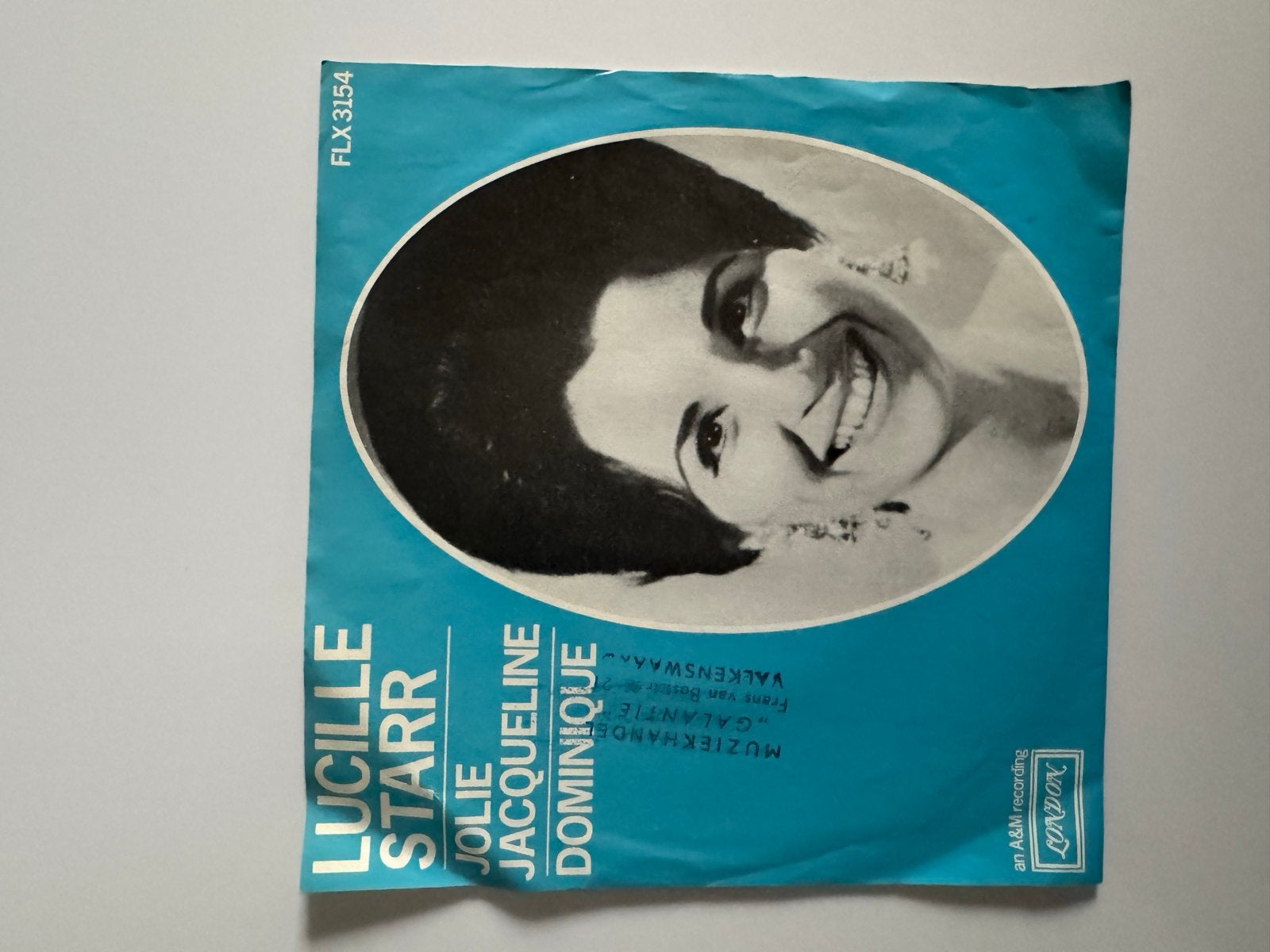 Lucille Starr - Jolie Jacqueline / Dominique (Vinyl Single), Gebruikt, 7 inch, Ophalen of Verzenden, Pop