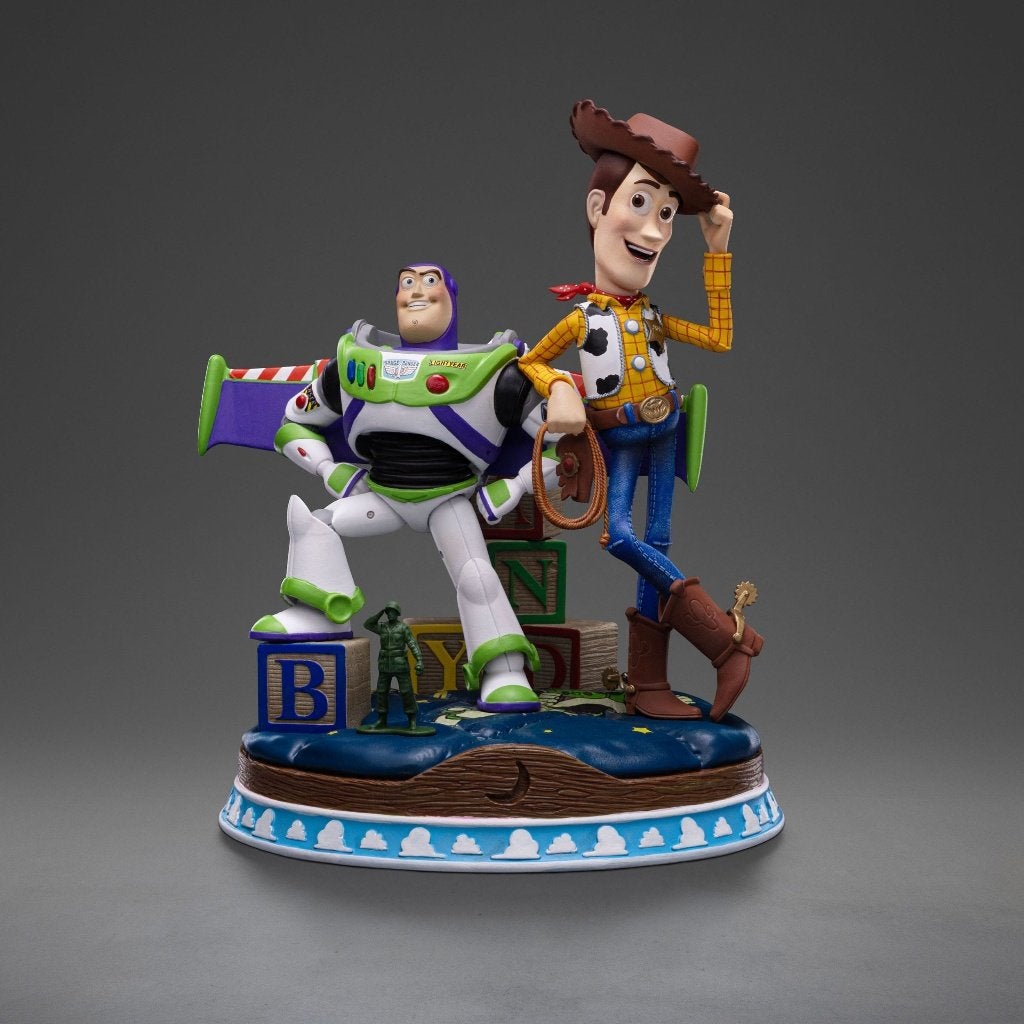 Iron Studios Toy Story Deluxe Statue Buzz and Woody, Verzamelen, Disney, Fine collectibles, Info@fine.com, Beeldje of Figuurtje