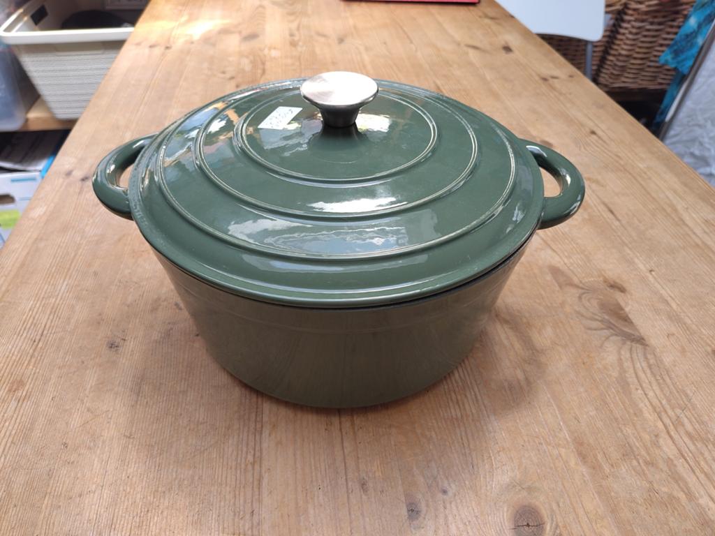 Nieuwe Dille & Kamille Gietijzeren Braadpan Ø 28 cm, Ophalen, Nieuw