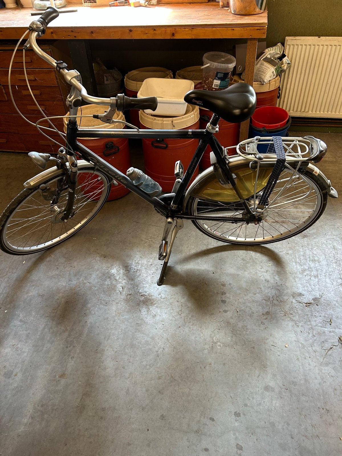 Gebruikte Gazelle fiets met versnellingen en bagagedrager, Ophalen, Gebruikt, Gazelle, Versnellingen