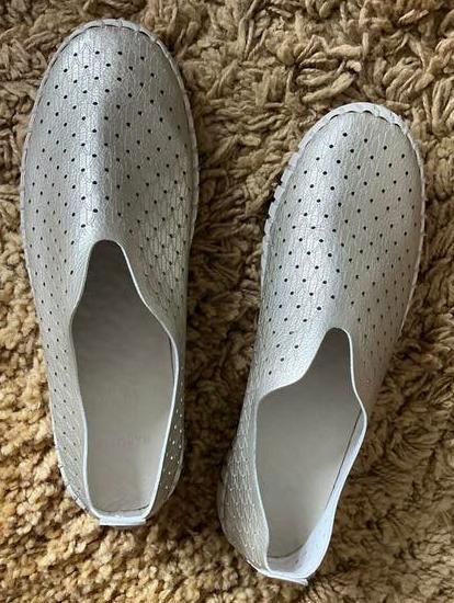 Gouden Loafers - Manfield, Ophalen of Verzenden, Zo goed als nieuw, Overige kleuren, Instappers