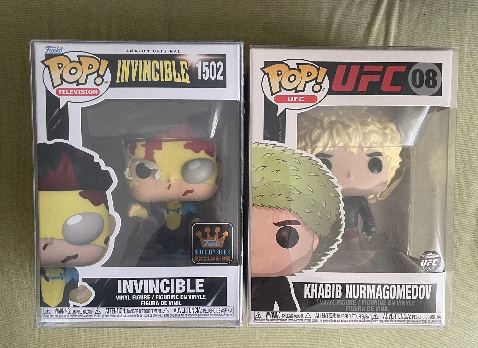 Khabib & Invincible Funko Pop’s, Ophalen of Verzenden, Zo goed als nieuw