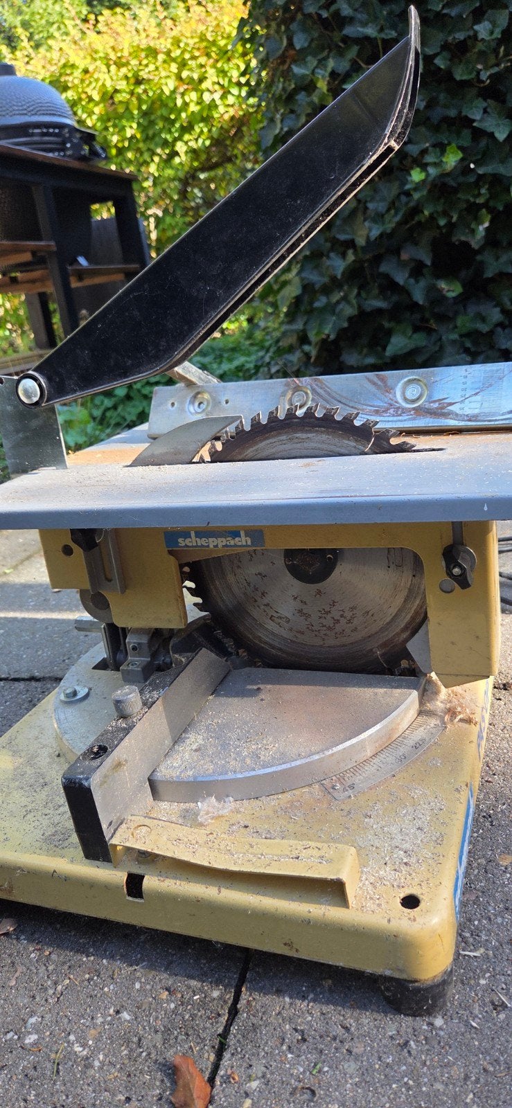 Scheppach Afkortzaag/Cirkelzaag - Gebruikt, Ophalen, Gebruikt, Scheppach, 600 tot 1200 watt