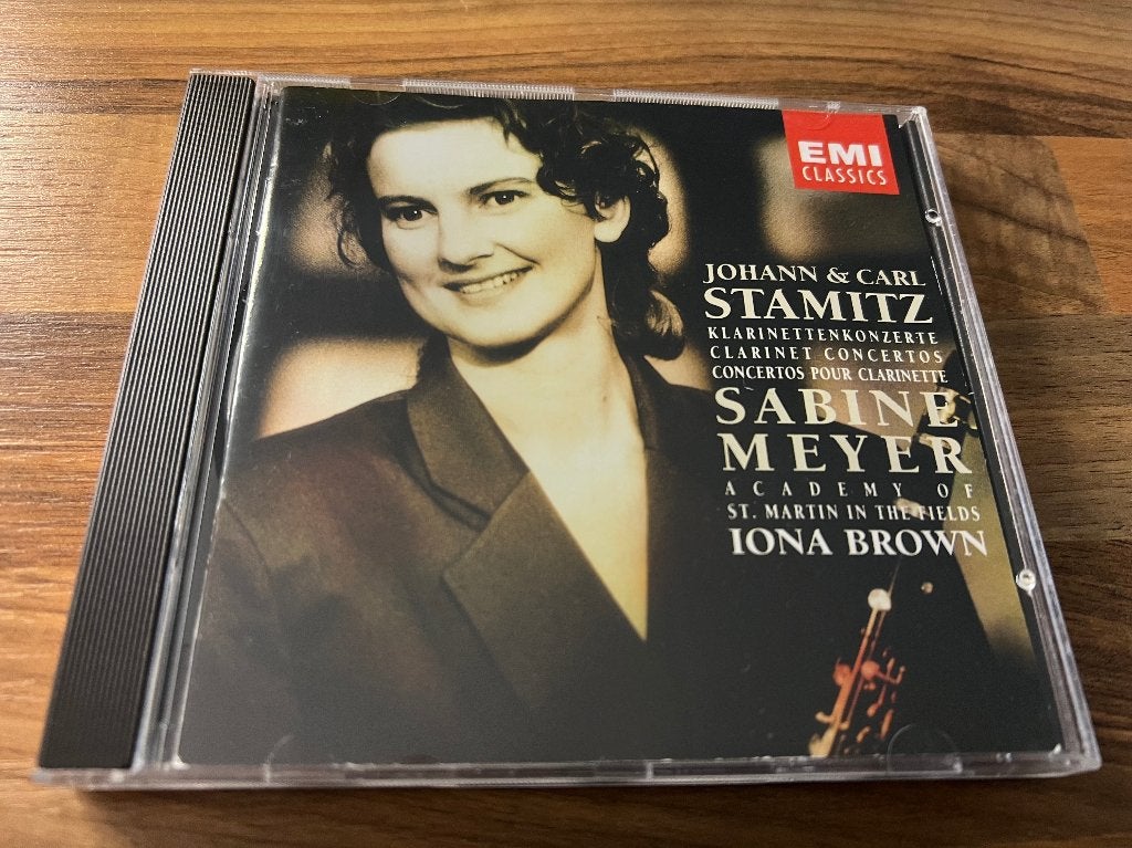 Johann & Carl Stamitz - clarinet concertos (Meyer/ASMF/Brown, Overige componisten, Inclusief doosje, Ophalen of Verzenden, Zo goed als nieuw