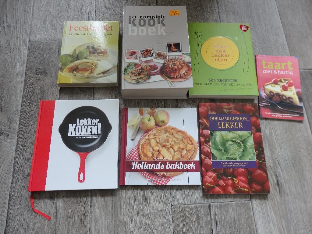 7 kookboeken voor diverse recepten , zowel zoet als hartig., Ophalen of Verzenden, Zo goed als nieuw, Hoofdgerechten