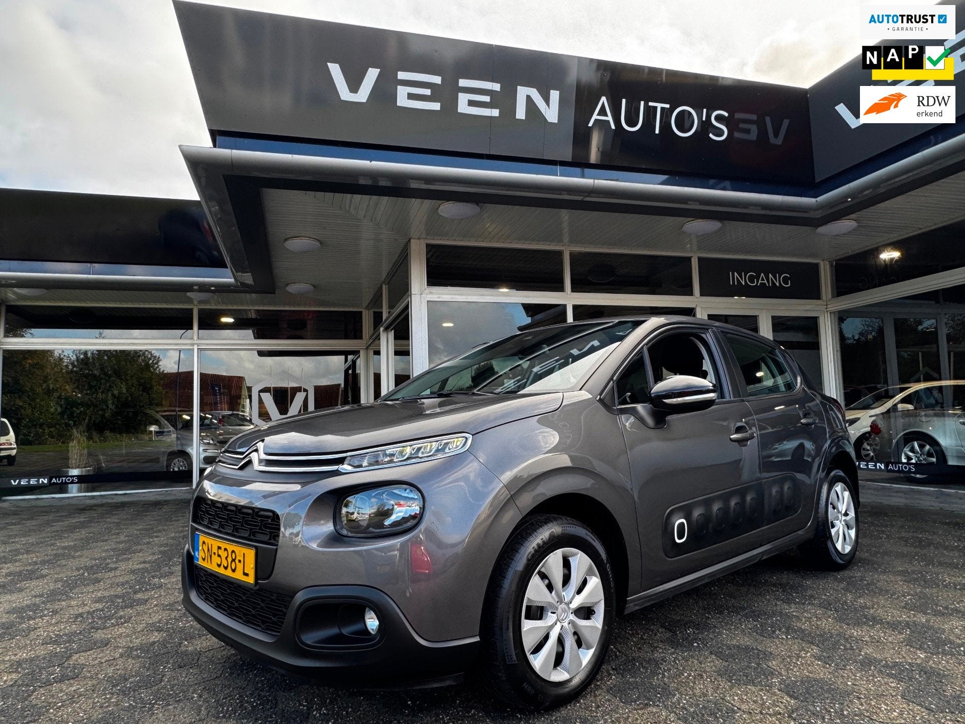 Citroen C3 1.2 PureTech Feel Cruise CarPlay Navi Nette Staat, Auto's, Voorwielaandrijving, 450 kg, Euro 6, 1199 cc