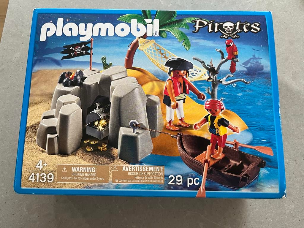 Playmobil 4139 Piraten Schateiland - Nieuw in doos151!, Ophalen of Verzenden, Nieuw, Complete set