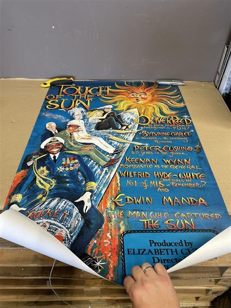 Original film poster - Touch of the sun - elizabeth peter cu, Ophalen of Verzenden, Zo goed als nieuw, A1 t/m A3, Film en Tv