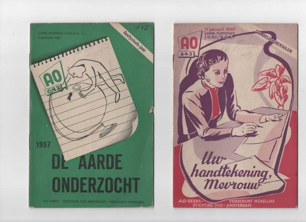 AO Boekjes - Diverse uitgaven uit 1957, Ophalen of Verzenden, Gebruikt