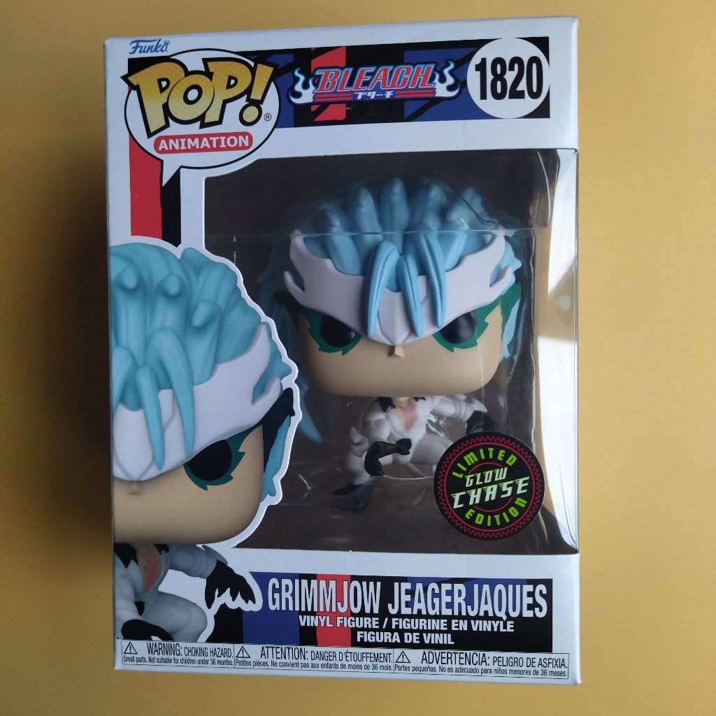 Funko Pop Bleach Grimmjow #1820 Chase (Glow), Ophalen of Verzenden, Nieuw
