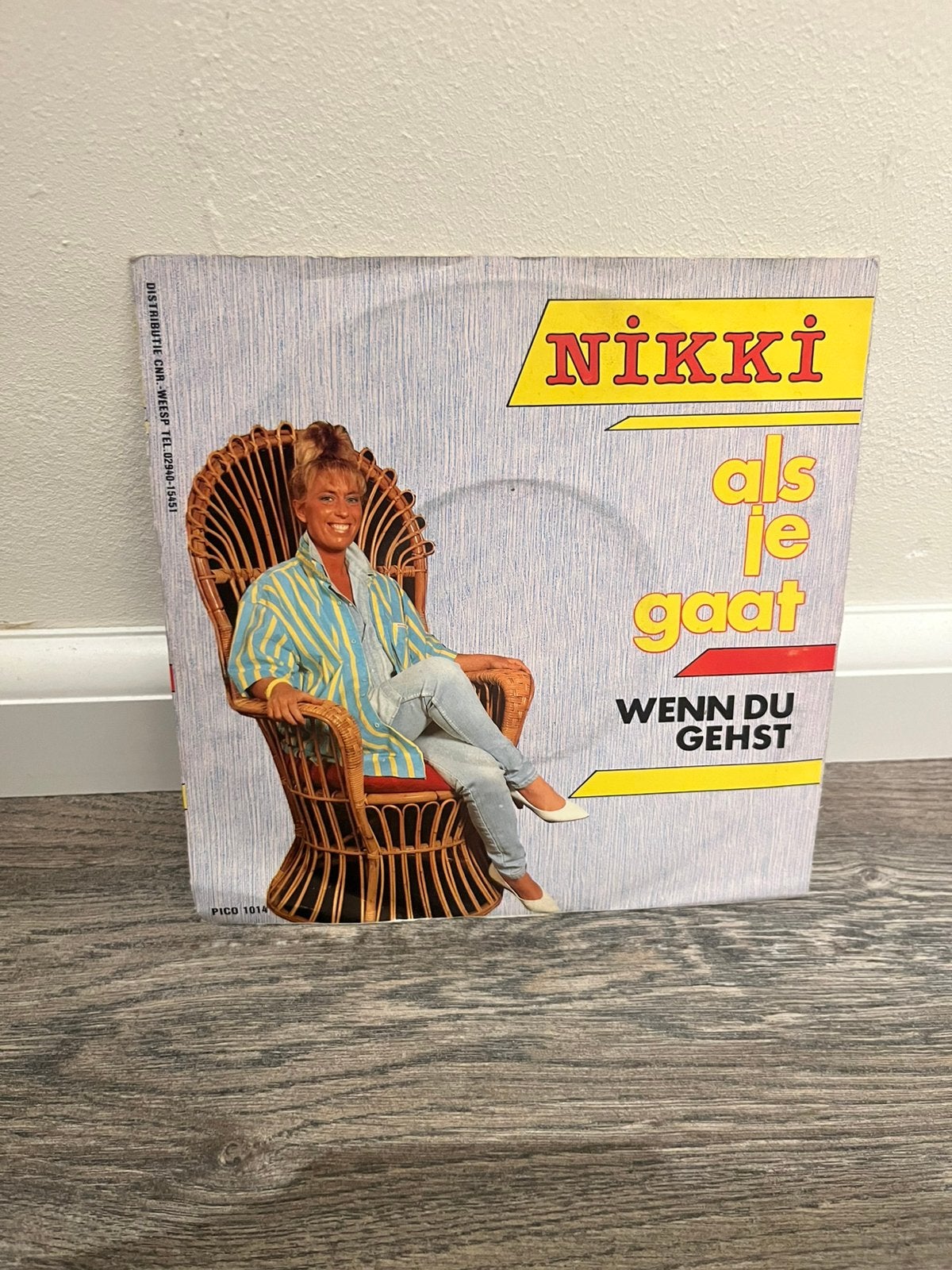 Nikki - als je gaat, Ophalen of Verzenden, Zo goed als nieuw, Overige formaten, Levenslied of Smartlap