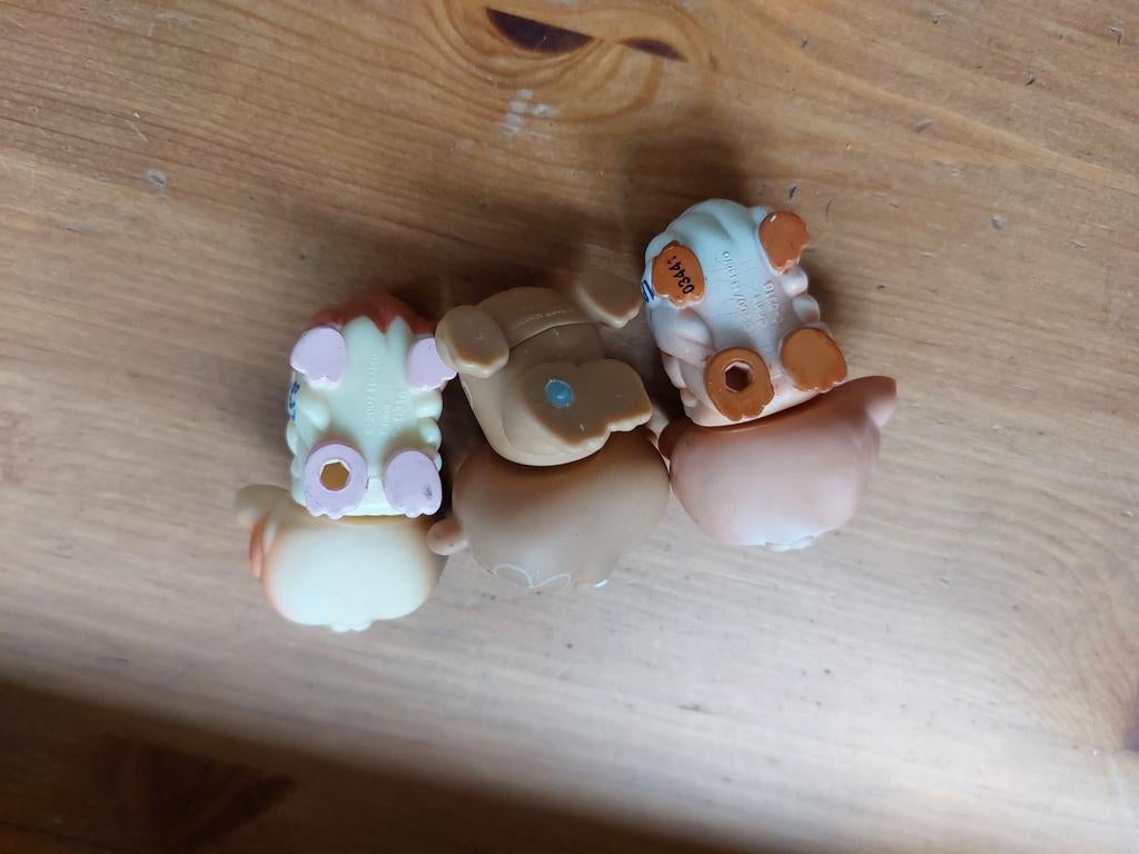 Littlest pet shop 2x cavia en 1x hamster, Verzamelen, Poppetjes en Figuurtjes, Ophalen of Verzenden