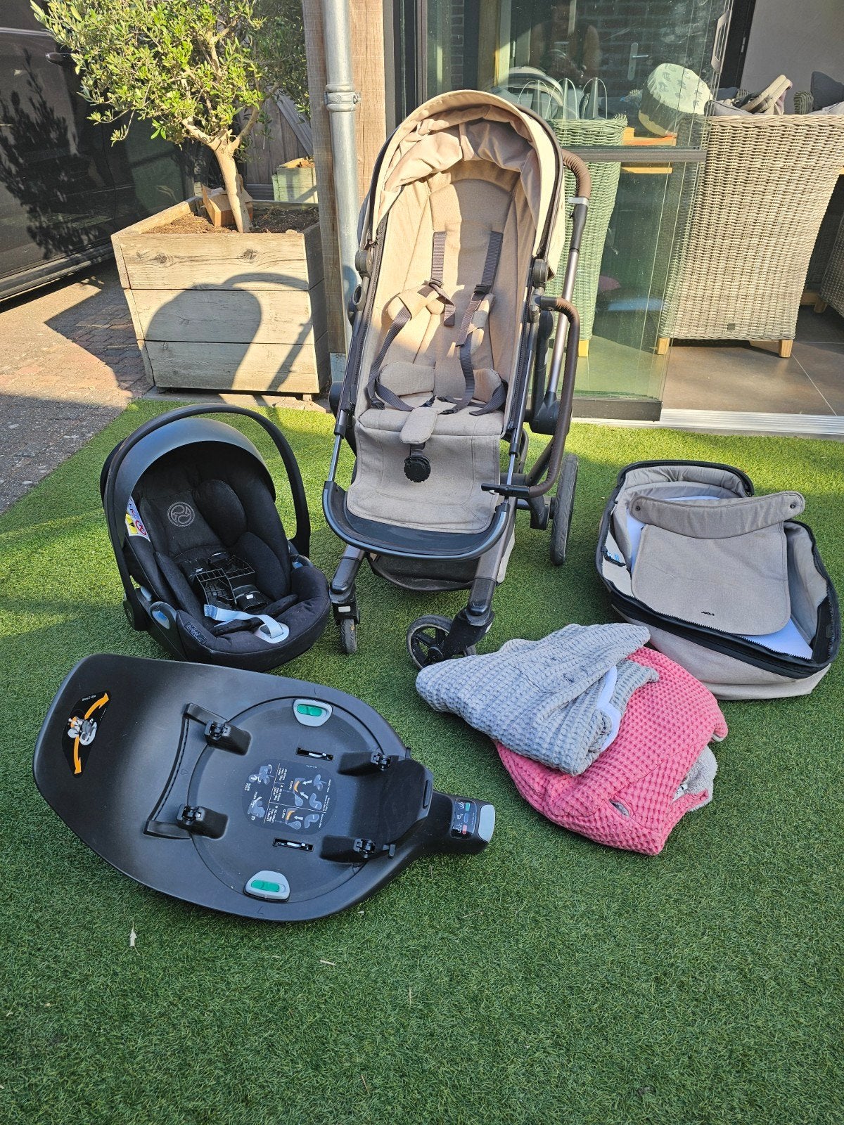 Joolz Day kinderwagen met Cybex Maxi-Cosi en Isofix base, Ophalen, Gebruikt, Overige merken, Met reiswieg