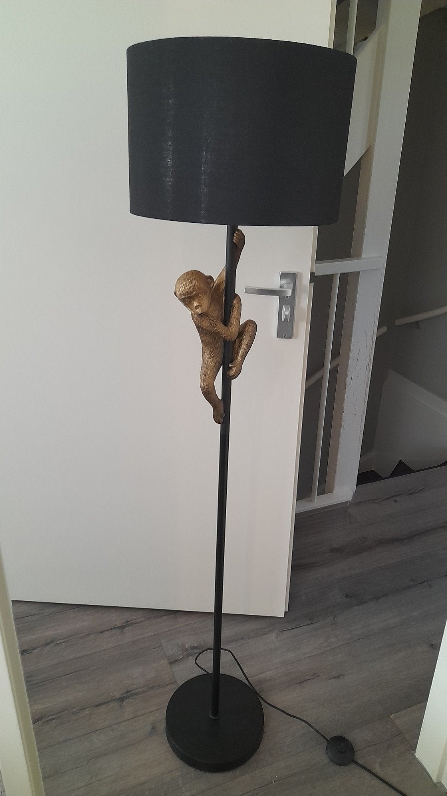 Zgan Lucide Extravaganza Chimp aap vloerlamp, Ophalen, Zo goed als nieuw, E27 (groot), 150 tot 200 cm