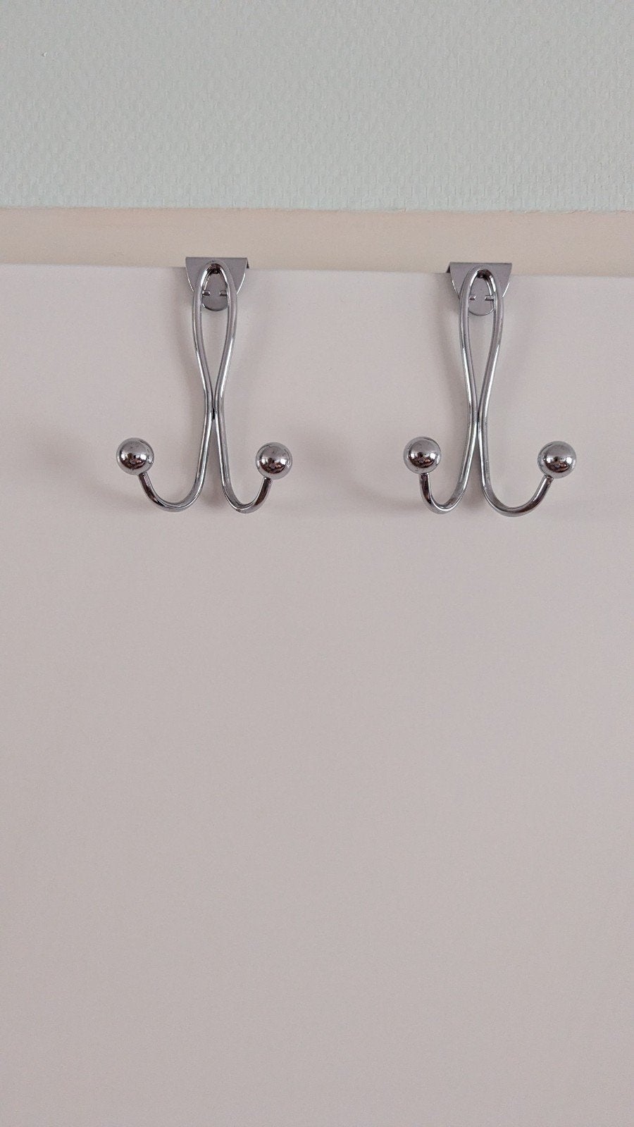 2x Deurhaak met 2 knoppen - Ideaal voor jassen en meer, Ophalen, Gebruikt, Wandhaken, Minder dan 100 cm