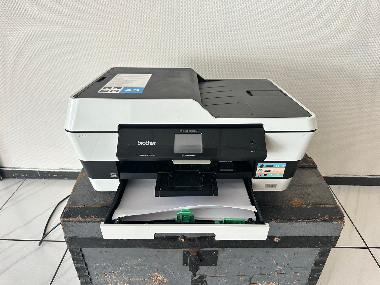 Brother MFC-J6520DW A3 Printer met extra XLcartridge (zwart), Computers en Software, Ophalen, Gebruikt, Inkjetprinter, All-in-one