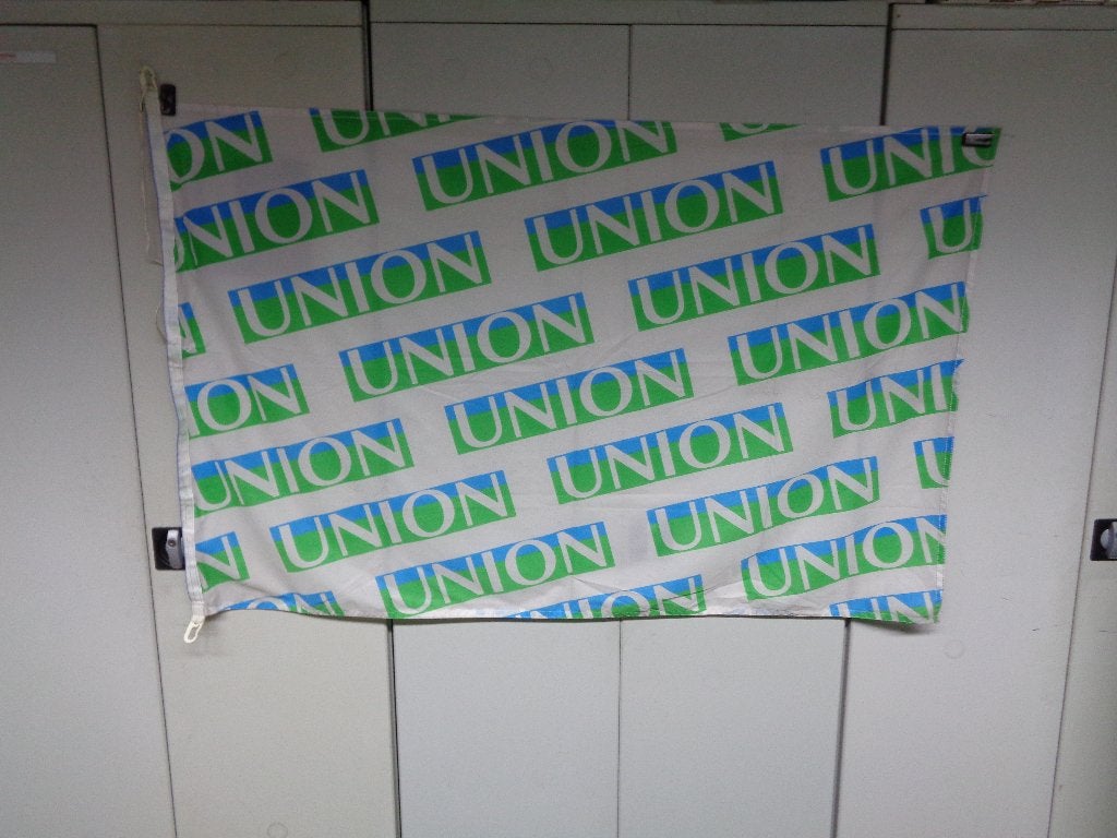 Union Fietsen vlag., Ophalen of Verzenden, Gebruikt