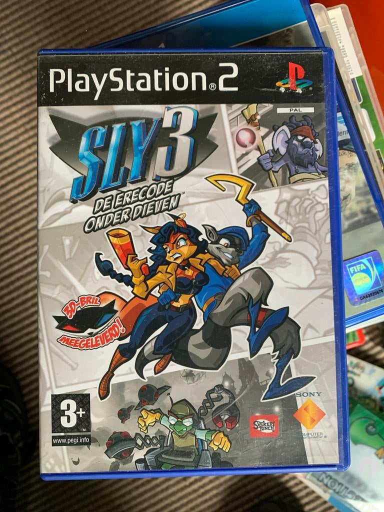 Sly 3: Erecode onder Dieven (PlayStation 2), Spelcomputers en Games, Games | Sony PlayStation 2, Gebruikt, Avontuur en Actie, 1 speler