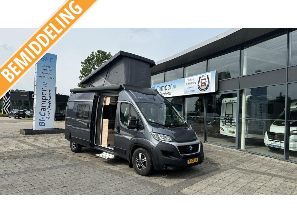 Knaus BoxStar Street 600 MQ Hefdak-Solar-Lipo-Maxxfan, Chemisch toilet, Buscamper of Camperbus, Ringverwarming, Fiat