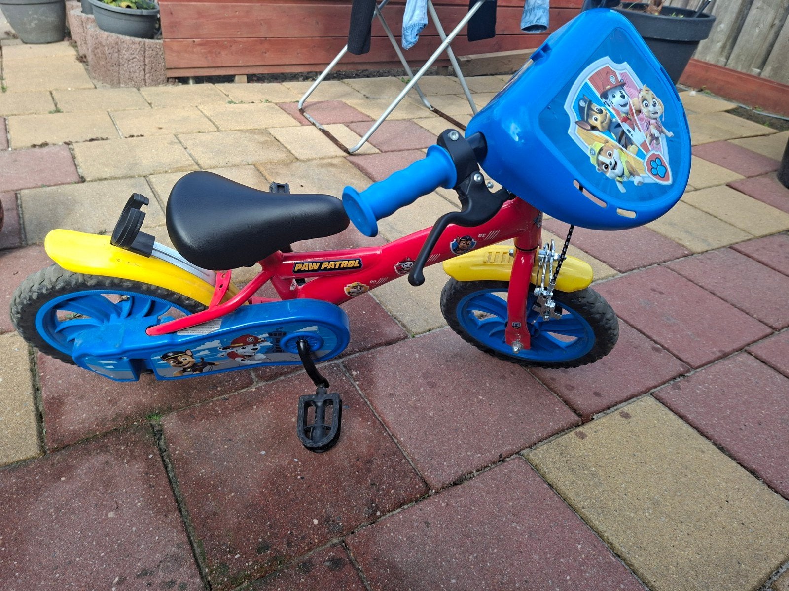 Paw Patrol Kinderfiets 12 inch, Fietsen en Brommers, Ophalen of Verzenden, Gebruikt, Minder dan 16 inch, Paw Patrol
