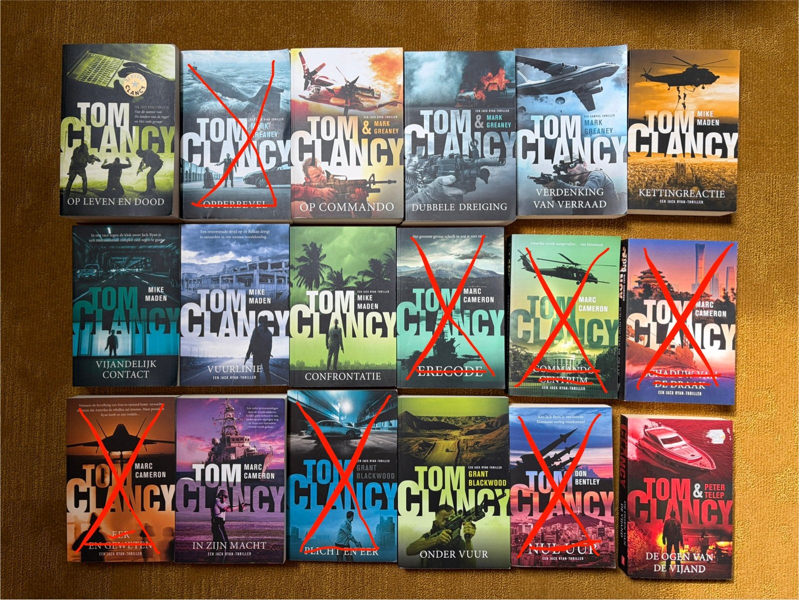 Tom Clancy boeken - Diverse titels, Boeken, Ophalen of Verzenden, Gelezen