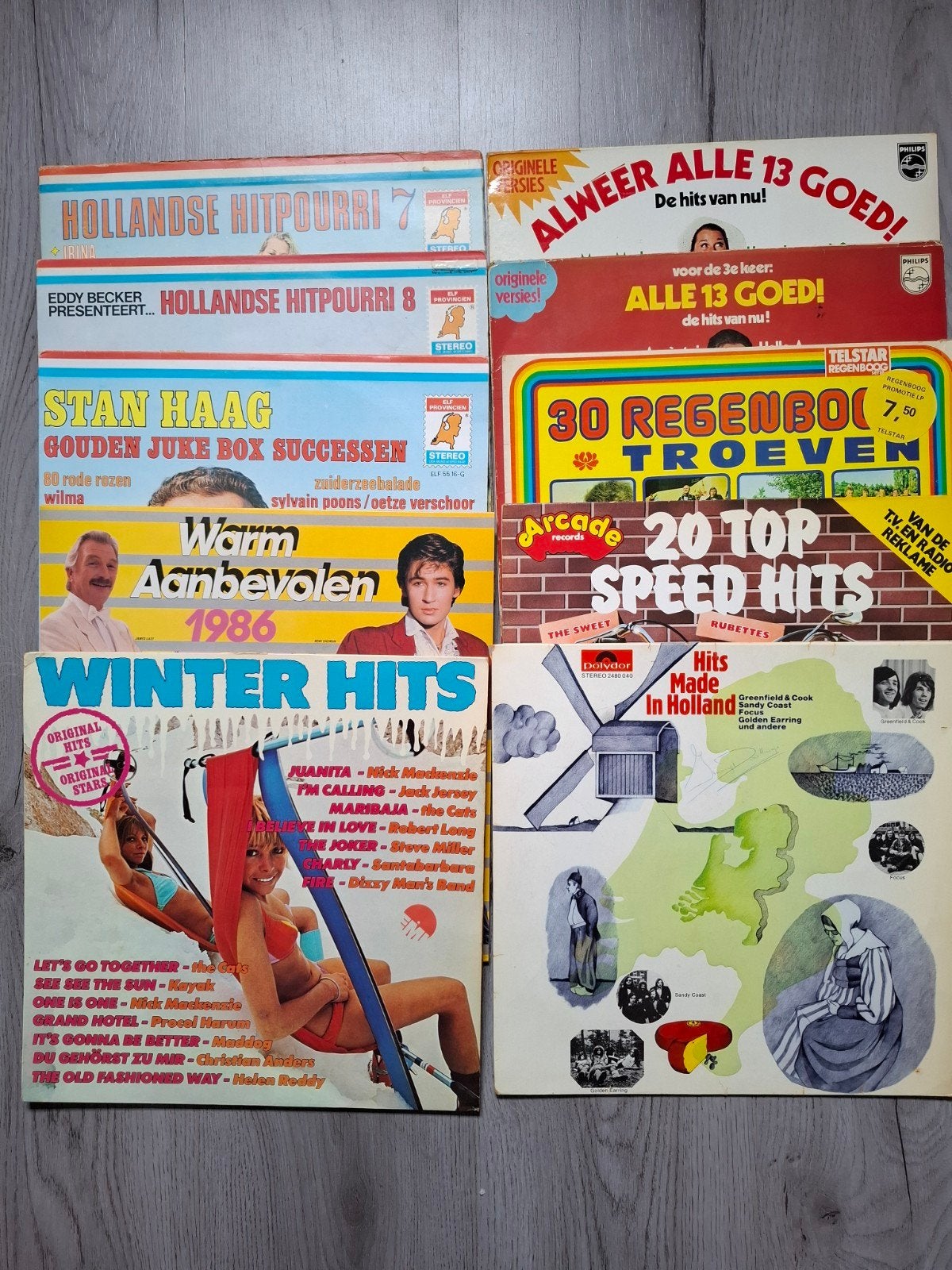 25 LPs diversen zie lijst, Beschermende buitenhoes, Ophalen of Verzenden, Gebruikt, Overige formaten