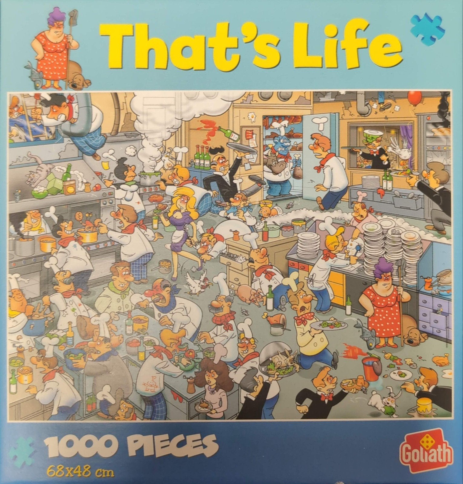 Goliath That's Life Top Keuken 1000 stukjes, Ophalen of Verzenden, 500 t/m 1500 stukjes, Nieuw, Legpuzzel