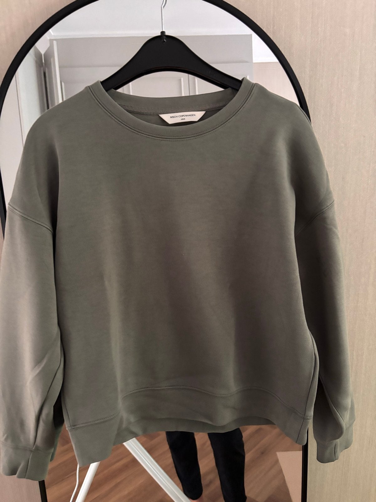 MSCH Copenhagen sweater maat XS/S groen zgan, Ophalen, Zo goed als nieuw, Maat 34 (XS) of kleiner, Groen