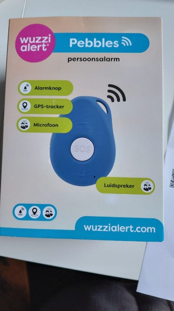 Nieuwe Wuzzi Alert Pebbles Persoonsalarm wegens overlijden, Diversen, Ophalen of Verzenden, Nieuw