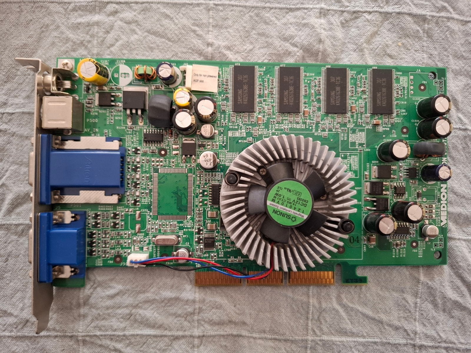 radeon 9600tx 128mb, Computers en Software, Videokaarten, Gebruikt, AMD, GDDR, Tv-Out