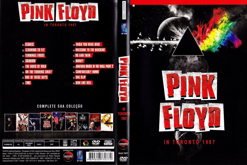 Pink Floyd Rehearsals Toronto 1987, Alle leeftijden, Verzenden, Nieuw in verpakking, Concert