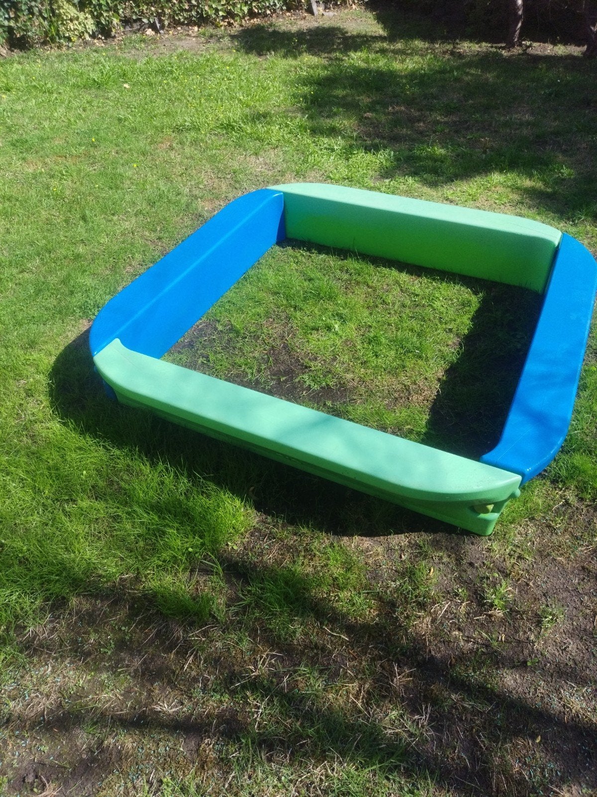 BIG zandbak blauw/groen, Kinderen en Baby's, Speelgoed | Buiten | Zandbakken, Ophalen, Gebruikt
