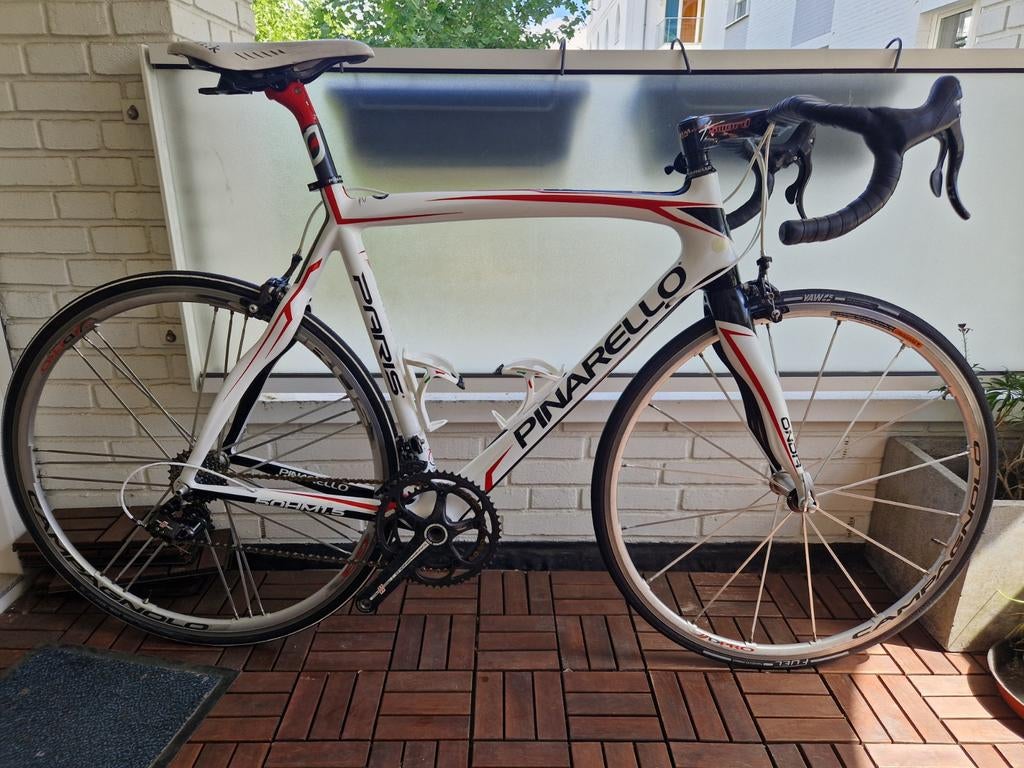 Pinarello Paris Campagnolo Record afmontage, Gebruikt, Carbon, 57 tot 61 cm, Meer dan 20 versnellingen