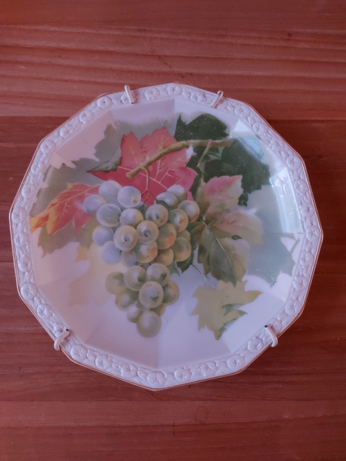 Antiek Rosenthal Maria fruitbord / dessertbord – Druivenmoti, Ophalen of Verzenden