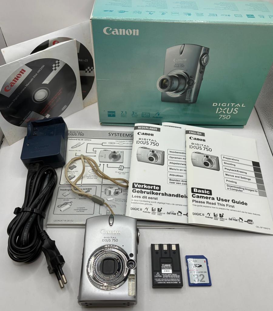 Canon IXUS 750 - compact camera, Ophalen of Verzenden, Zo goed als nieuw, Canon