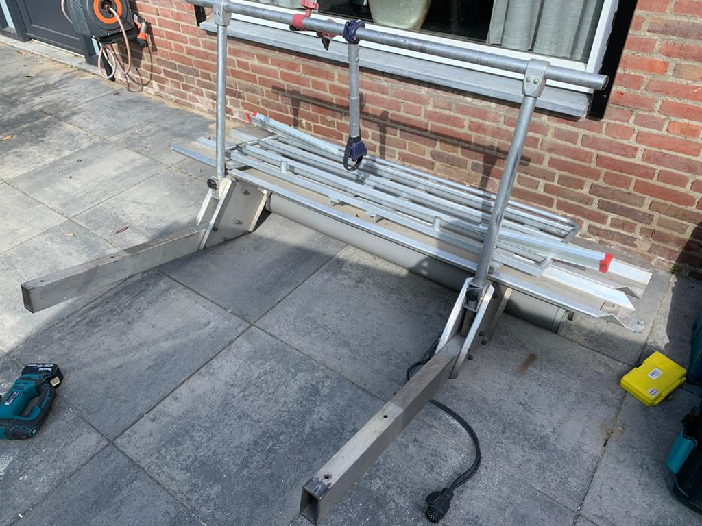 Fiets/scooter drager, Ophalen, Gebruikt