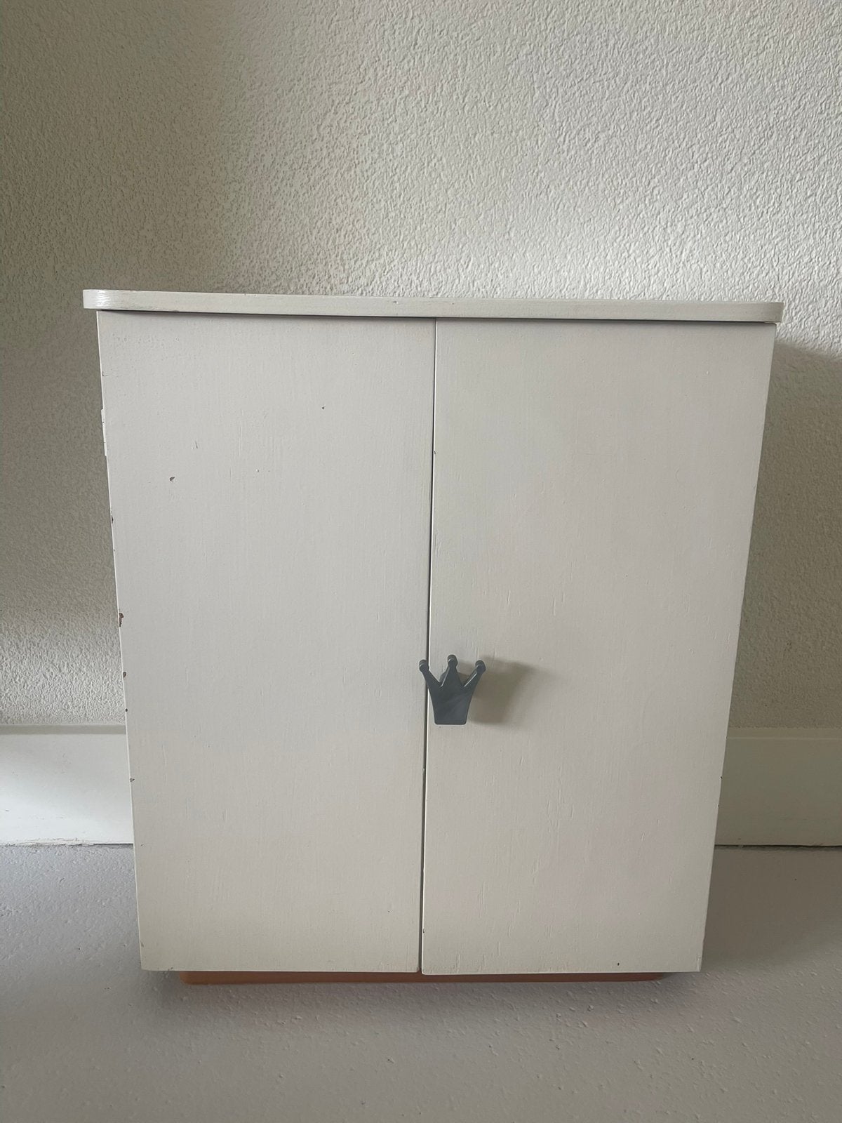 Vintage kledingkastje voor poppenkleding poppenkleertjes, Ophalen, Gebruikt, Overige typen